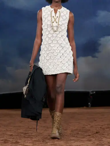 Burberry Embellihsed Knitted Cotton-blend Mini Dress | Thumbnail 5 Burberry Embellihsed Knitted Cotton-blend Mini Dress | Thumbnail 5