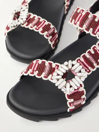 Roger Vivier Embellished Flat Sandals | Thumbnail 5