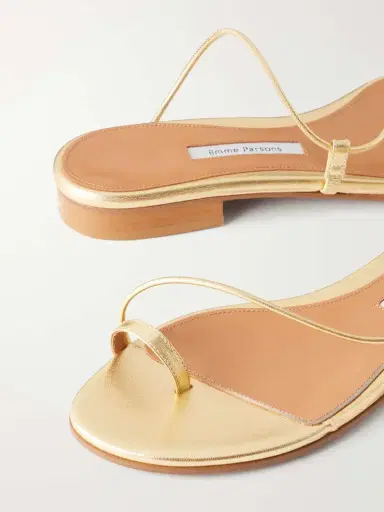 Emme Parsons Susan Metallic-leather Sandals | Thumbnail 5