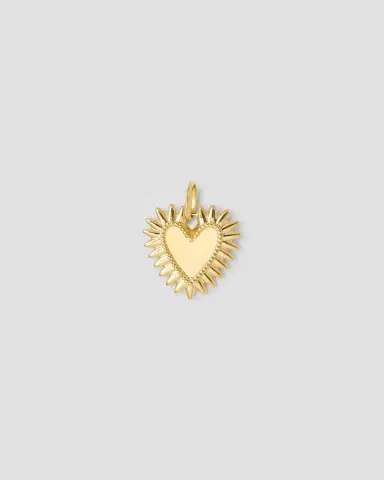 Jennifer Fisher Personalized Small Fierce Heart in 18K Yellow Gold | Thumbnail 2