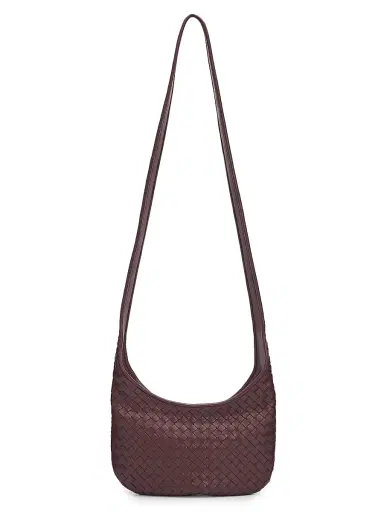 Bottega Veneta Men's Veneto Small Intrecciato Leather Crossbody Bag | Thumbnail 1 Bottega Veneta Men's Veneto Small Intrecciato Leather Crossbody Bag | Thumbnail 1