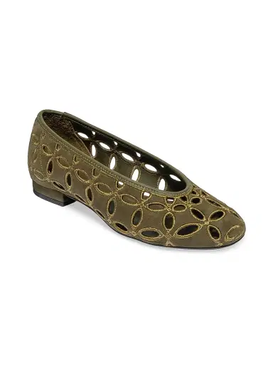 Bernardo Women's Brie Ballet Flats - Dark Olive - Size 11 | Thumbnail 2 Bernardo Women's Brie Ballet Flats - Dark Olive - Size 11 | Thumbnail 2