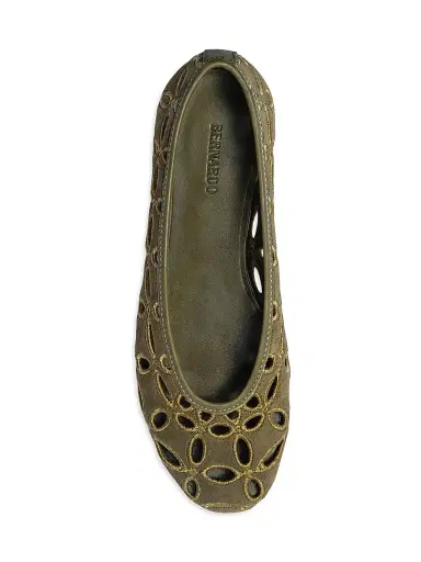 Bernardo Women's Brie Ballet Flats - Dark Olive - Size 11 | Thumbnail 3 Bernardo Women's Brie Ballet Flats - Dark Olive - Size 11 | Thumbnail 3