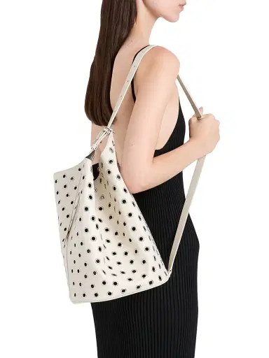 Proenza Schouler Women's Brant Grommet Leather Bucket Bag | Thumbnail 3