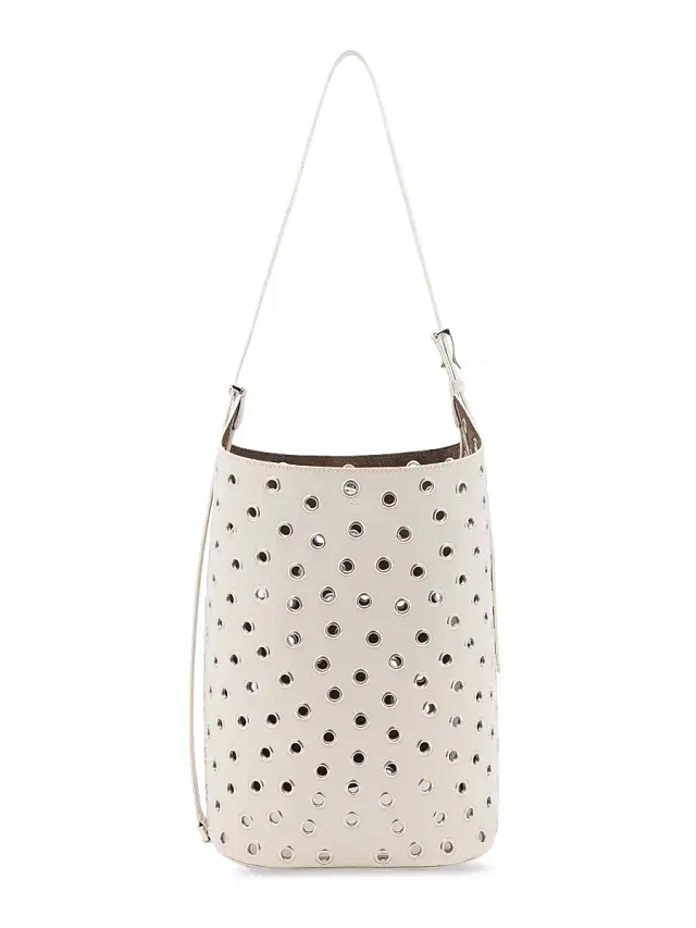 Proenza Schouler Women's Brant Grommet Leather Bucket Bag - Ecru