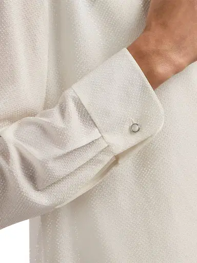 Ralph Lauren Collection Women's Adrien Silk Relaxed-Fit Shirt | Thumbnail 6 Ralph Lauren Collection Women's Adrien Silk Relaxed-Fit Shirt | Thumbnail 6
