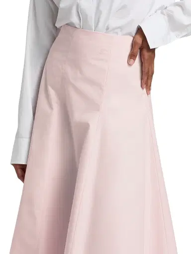 Jacquemus Women's Cotton A-Line Midi-Skirt - Light Pink | Thumbnail 6 Jacquemus Women's Cotton A-Line Midi-Skirt - Light Pink | Thumbnail 6