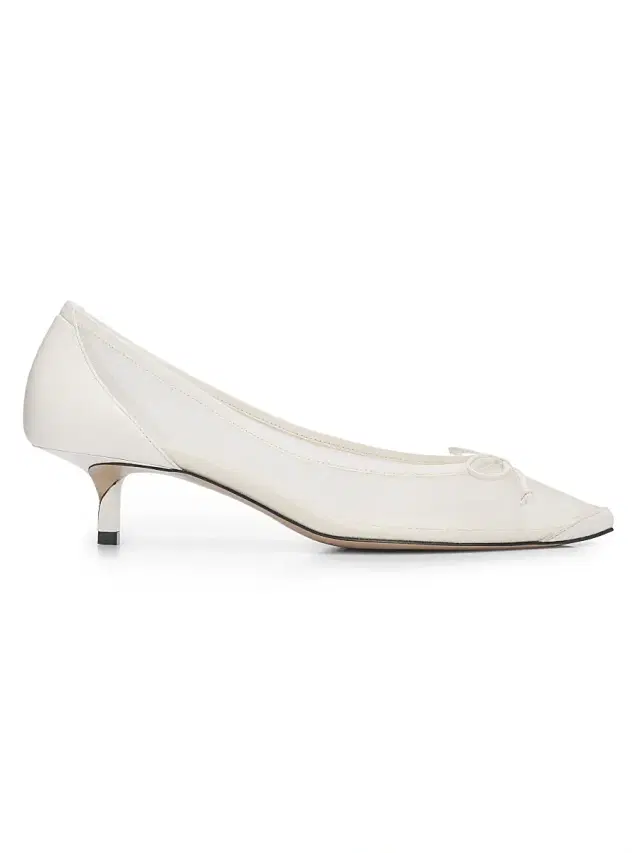Jacquemus Women's Tourni Leather Pumps - White