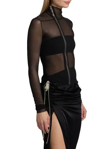 Rick Owens Women's Gary Knit Jacket - Black - Size 4 | Thumbnail 4 Rick Owens Women's Gary Knit Jacket - Black - Size 4 | Thumbnail 4