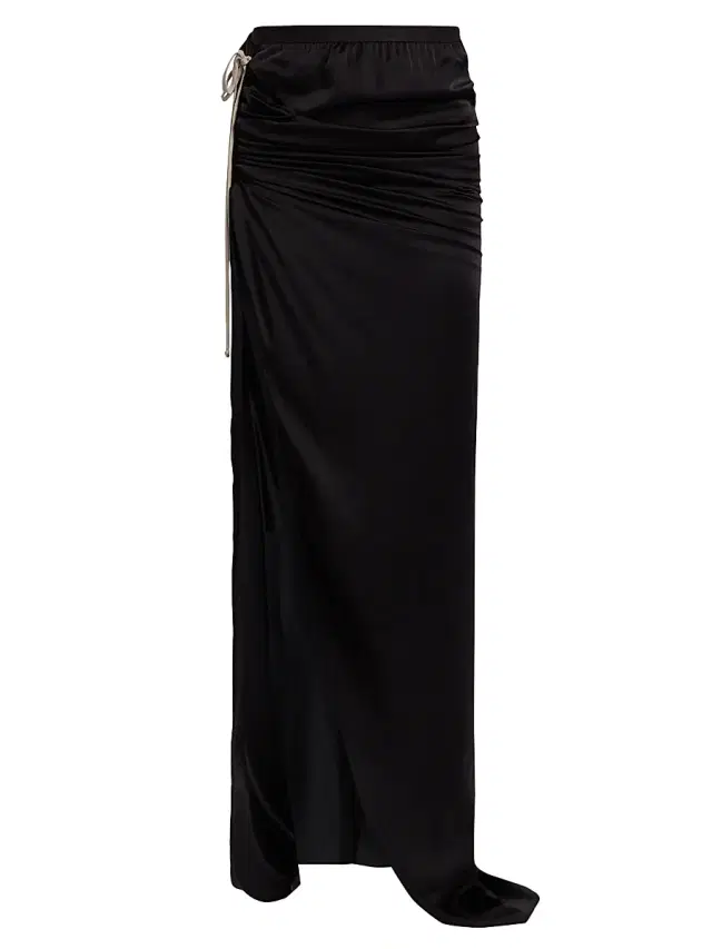 Women's Edfu Fluid Maxi Skirt - Black