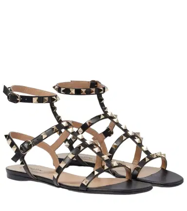 Valentino Garavani Rockstud leather sandals | Thumbnail 1 Valentino Garavani Rockstud leather sandals | Thumbnail 1
