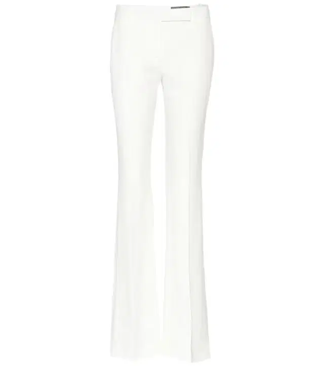 McQueen Mid-rise flared pants