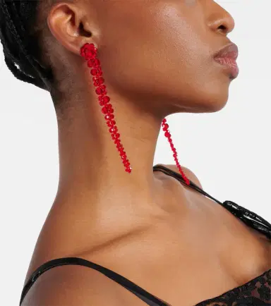 Simone Rocha Crystal earrings | Thumbnail 4 Simone Rocha Crystal earrings | Thumbnail 4