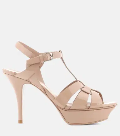 Saint Laurent Tribute 105 patent leather platform sandals | Thumbnail 4 Saint Laurent Tribute 105 patent leather platform sandals | Thumbnail 4