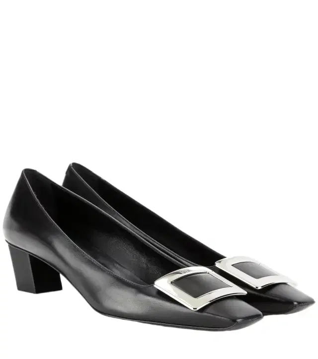 Roger Vivier Belle Vivier leather pumps