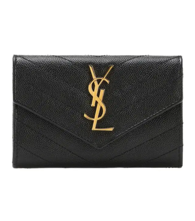 Saint Laurent Monogram Small leather wallet