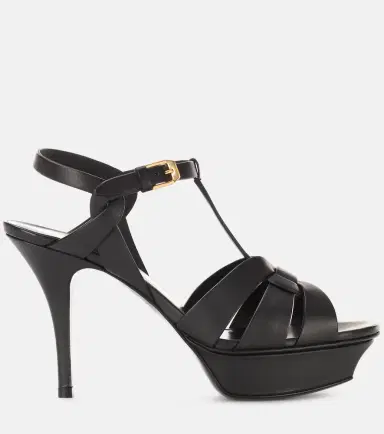 Saint Laurent Classic Tribute 105 leather platform sandals | Thumbnail 3 Saint Laurent Classic Tribute 105 leather platform sandals | Thumbnail 3
