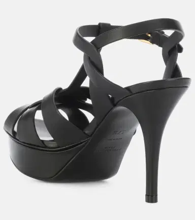 Saint Laurent Classic Tribute 105 leather platform sandals | Thumbnail 4 Saint Laurent Classic Tribute 105 leather platform sandals | Thumbnail 4
