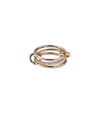 Spinelli Kilcollin Sonny Gold 18kt rose gold and diamond ring | Thumbnail 1 Spinelli Kilcollin Sonny Gold 18kt rose gold and diamond ring | Thumbnail 1