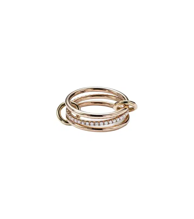 Spinelli Kilcollin Sonny Gold 18kt rose gold and diamond ring
