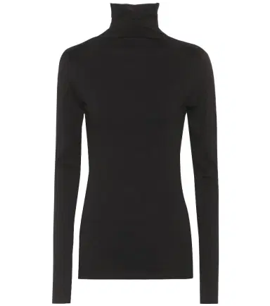Velvet Talisia cotton turtleneck top | Thumbnail 1