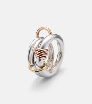 Spinelli Kilcollin Orion sterling silver and 18kt gold linked rings | Thumbnail 5