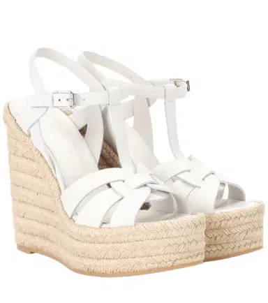 Saint Laurent Tribute 130 leather espadrilles | Thumbnail 1 Saint Laurent Tribute 130 leather espadrilles | Thumbnail 1
