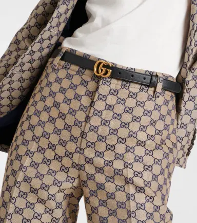 Gucci GG leather belt | Thumbnail 3