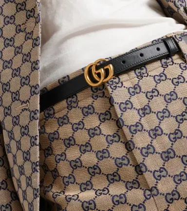 Gucci GG leather belt | Thumbnail 4