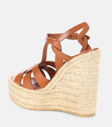 Saint Laurent Tribute 130 leather espadrilles | Thumbnail 3