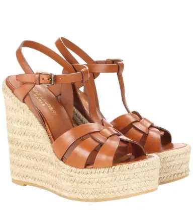 Saint Laurent Tribute 130 leather espadrilles | Thumbnail 1