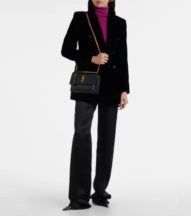 Saint Laurent Sunset Medium leather shoulder bag | Thumbnail 6 Saint Laurent Sunset Medium leather shoulder bag | Thumbnail 6