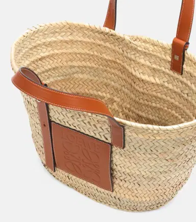Loewe Medium leather-trimmed basket tote | Thumbnail 2 Loewe Medium leather-trimmed basket tote | Thumbnail 2