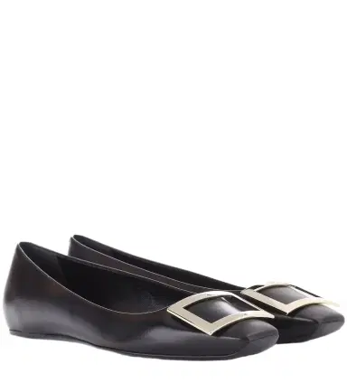 Roger Vivier Belle Vivier leather ballet flats | Thumbnail 1
