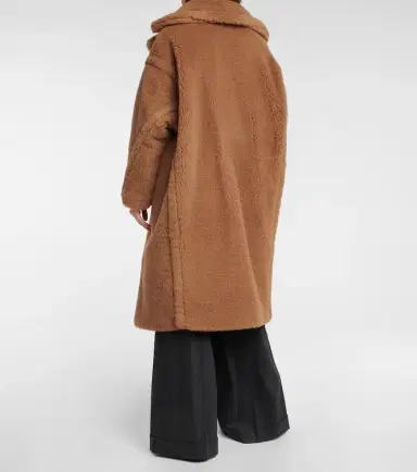 Max Mara Teddy Bear camel hair and silk coat | Thumbnail 2