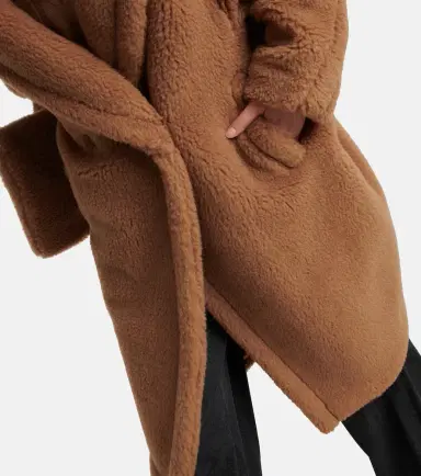 Max Mara Teddy Bear camel hair and silk coat | Thumbnail 5