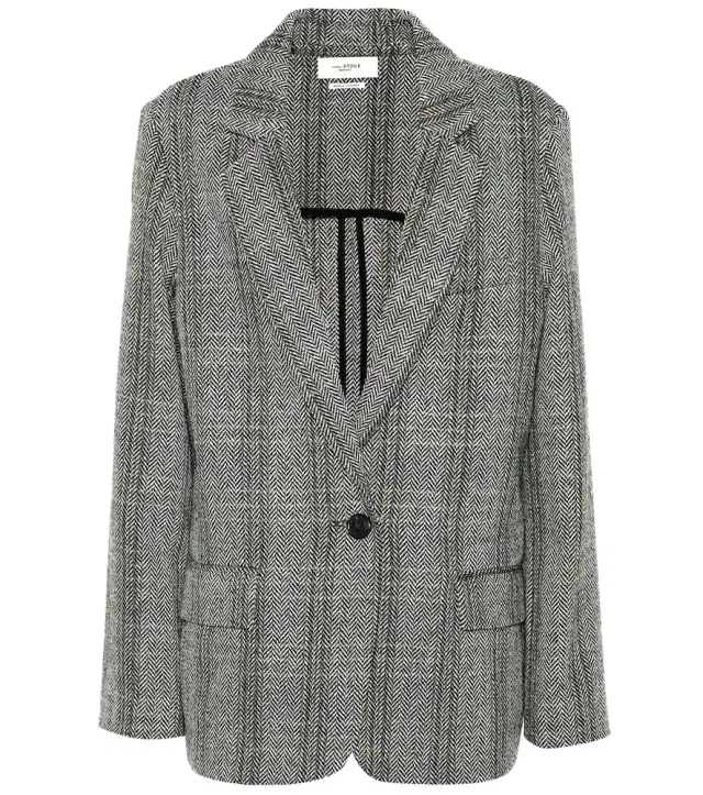 Marant Étoile Charly checked wool blazer