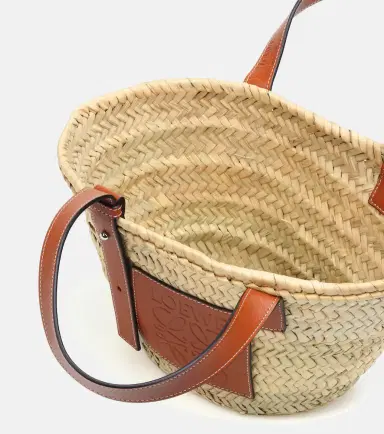 Loewe Small leather-trimmed basket tote | Thumbnail 2 Loewe Small leather-trimmed basket tote | Thumbnail 2