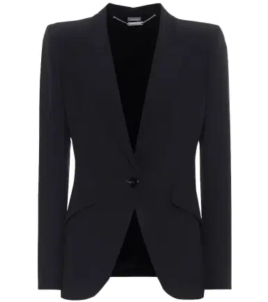 Alexander McQueen Crêpe blazer | Thumbnail 1 Alexander McQueen Crêpe blazer | Thumbnail 1