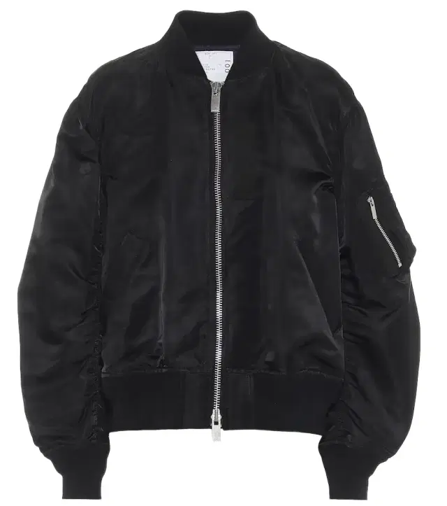 Nylon bomber jacket