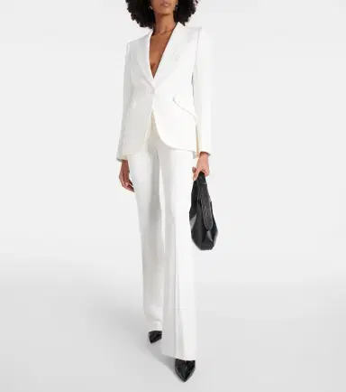 Alexander McQueen Crêpe blazer | Thumbnail 2 Alexander McQueen Crêpe blazer | Thumbnail 2