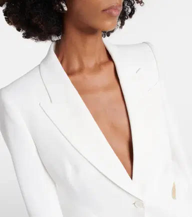 Alexander McQueen Crêpe blazer | Thumbnail 6 Alexander McQueen Crêpe blazer | Thumbnail 6