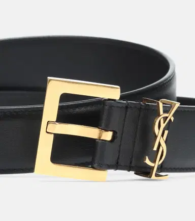 Saint Laurent Cassandre leather belt | Thumbnail 2