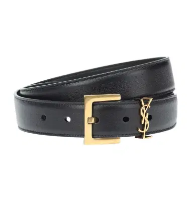 Saint Laurent Cassandre leather belt | Thumbnail 1