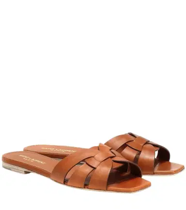 Saint Laurent Tribute Nu Pieds 05 leather slides | Thumbnail 1