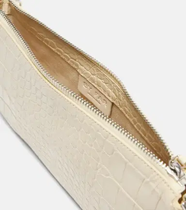 BY FAR Rachel croc-effect leather shoulder bag | Thumbnail 2