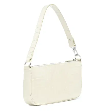 BY FAR Rachel croc-effect leather shoulder bag | Thumbnail 3