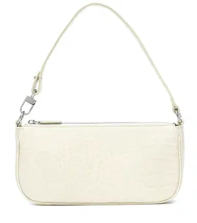 BY FAR Rachel croc-effect leather shoulder bag | Thumbnail 1