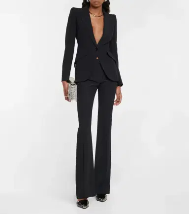 McQueen Mid-rise flared pants | Thumbnail 2 McQueen Mid-rise flared pants | Thumbnail 2