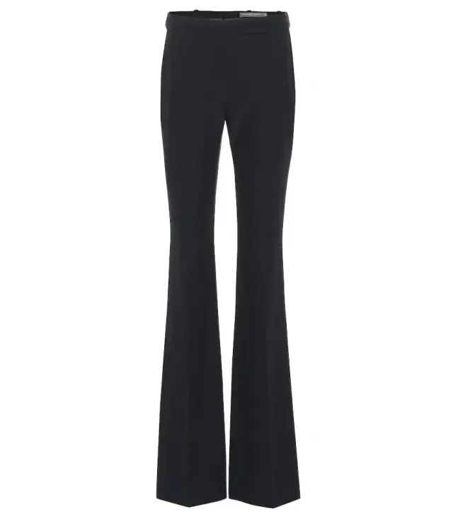 McQueen Mid-rise flared pants